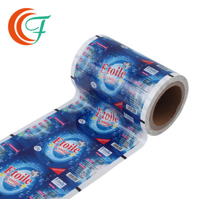 गुणवत्ता  PET PE Two Laminated Roll Film Plastic Washing Powder Soap Laundry Detergent कारखाना